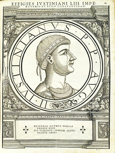 Iustinianus I, illustratie uit 